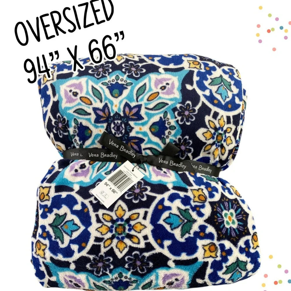 🌸Vera Bradley Throw 94”X66”